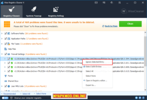 Wise Registry Cleaner Pro 11.1.8.723 Free Download For Pc