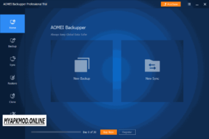 Aomei Backupper Professional Full v7.5.2 For PC